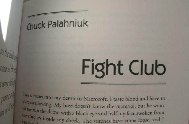 Fight Club – Chuck Palahniuk book review