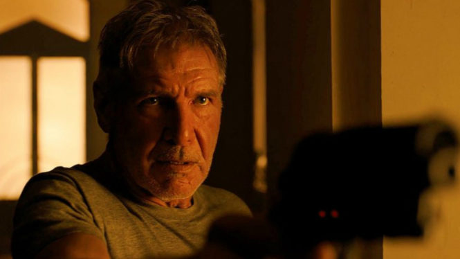 Harrison Ford stars in Blade Runner 2049. Image via The Hollywood Reporter | Blade Runner 2049 movie review | onetakekate.com